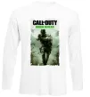 Лонгслив Modern Warfare Белый фото