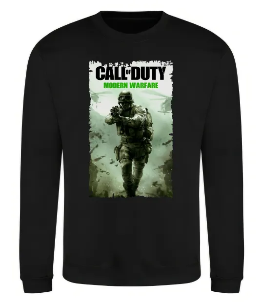 Світшот Modern Warfare Чорний фото