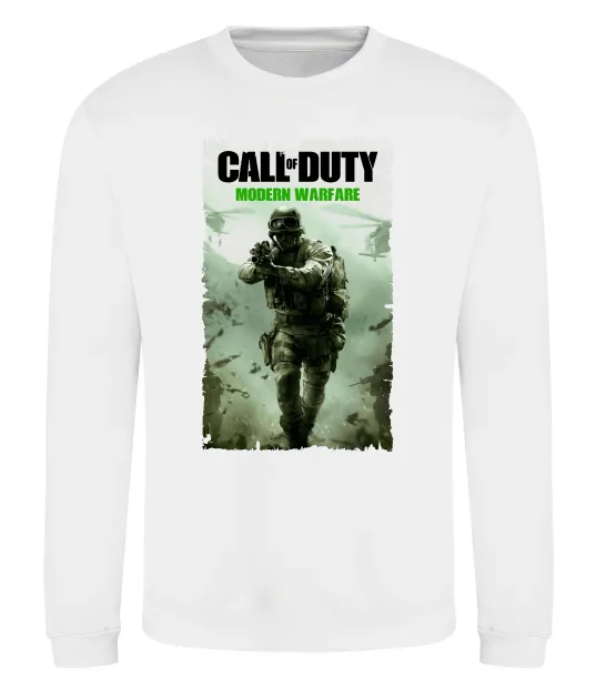 Світшот Modern Warfare Білий фото