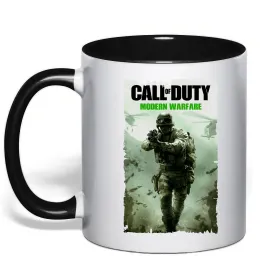 Чашка с цветной ручкой