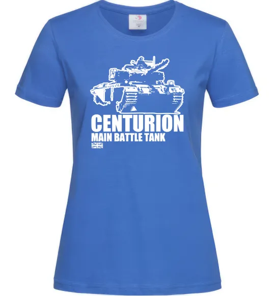 Жіноча футболка Centurion Яскраво-синій фото