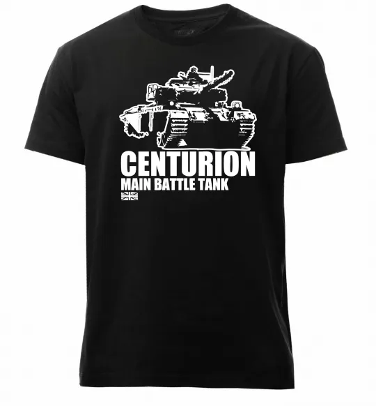 Чоловіча преміум футболка Centurion Чорний фото