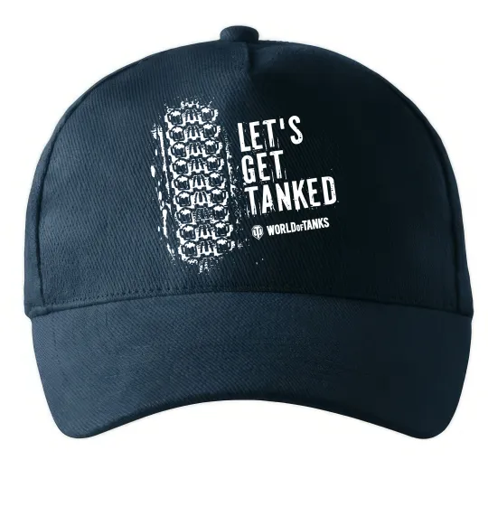 Кепка World of tanks Let`s get tanked Темно-синій фото