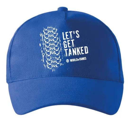 Кепка World of tanks Let`s get tanked Яскраво-синій фото