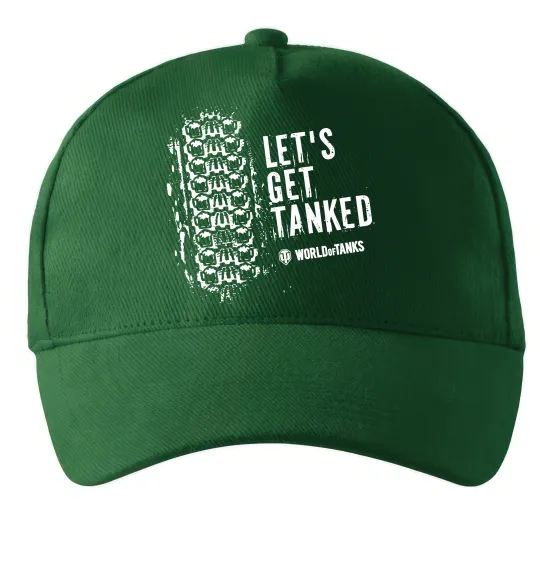 Кепка World of tanks Let`s get tanked Темно-зелений фото