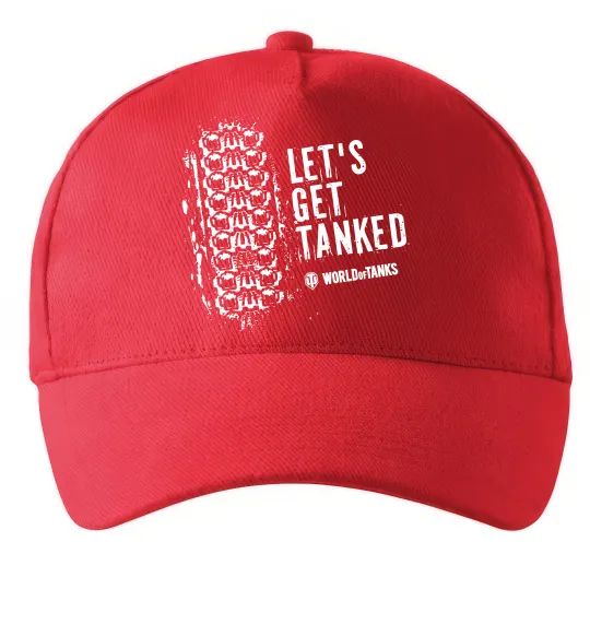 Кепка World of tanks Let`s get tanked Червоний фото