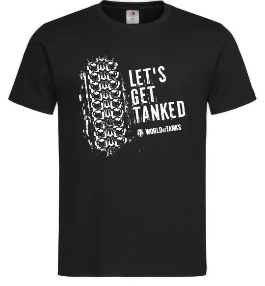 Чоловіча футболка World of tanks Let`s get tanked Чорний фото