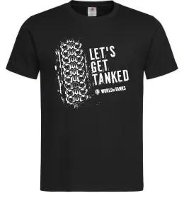 Чоловіча футболка World of tanks Let`s get tanked Чорний фото