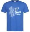 Чоловіча футболка World of tanks Let`s get tanked Яскраво-синій фото