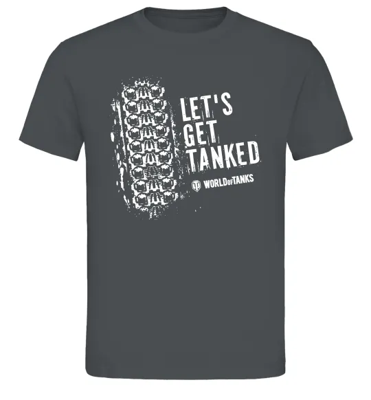 Чоловіча футболка World of tanks Let`s get tanked Графіт фото