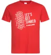 Чоловіча футболка World of tanks Let`s get tanked Червоний фото