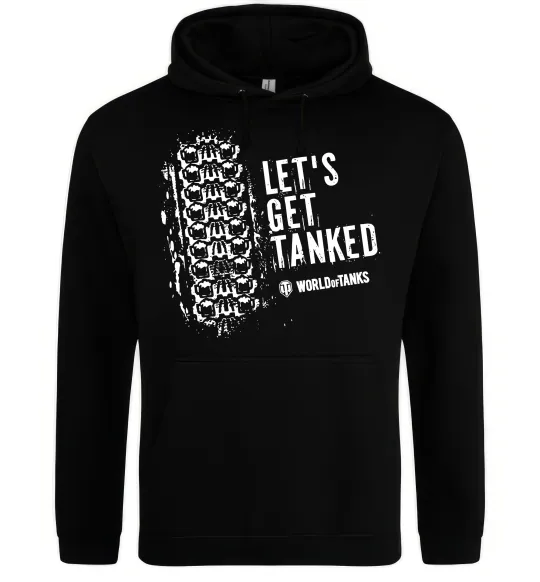 Жіноча толстовка (худі) World of tanks Let`s get tanked Чорний фото