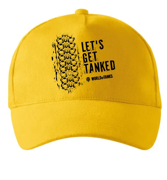 Кепка World of tanks Let`s get tanked Сонячно жовтий фото