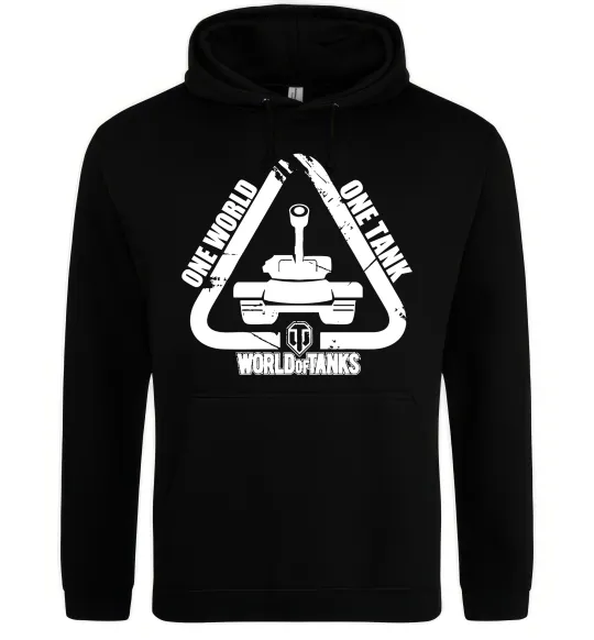 Жіноча толстовка (худі) One world one tank Чорний фото