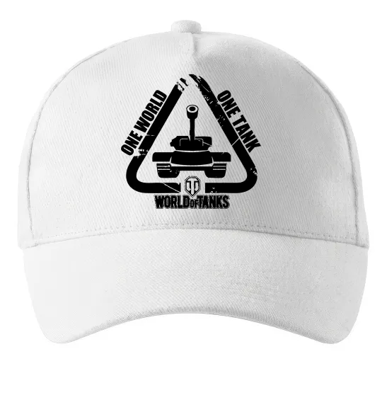 Кепка One world one tank Білий фото