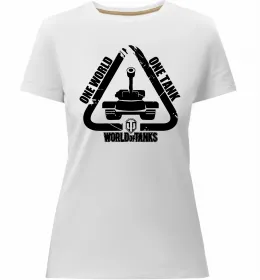 Жіноча преміум футболка World of Tank Чорний фото