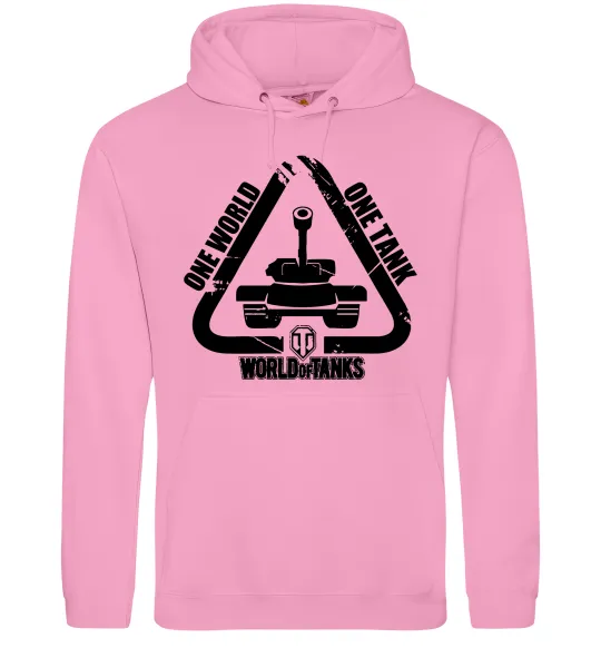 Жіноча толстовка (худі) One world one tank Рожевий фото