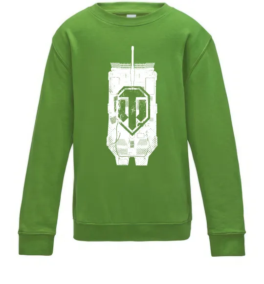 Дитячий світшот World of Tanks STRV Лаймовий фото