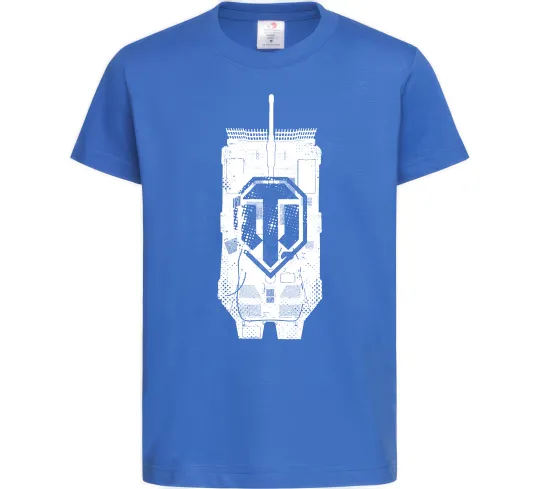 Детская футболка World of Tanks STRV Ярко-синий фото