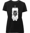 Жіноча преміум футболка World of Tanks STRV Чорний фото