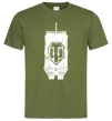 Чоловіча футболка World of Tanks STRV Оливковий фото
