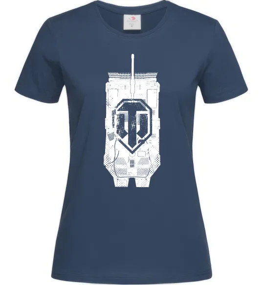 Женская футболка World of Tanks STRV Темно-синий фото