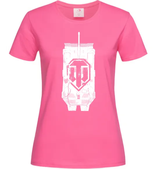 Женская футболка World of Tanks STRV Ярко-розовый фото