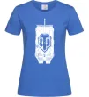 Женская футболка World of Tanks STRV Ярко-синий фото