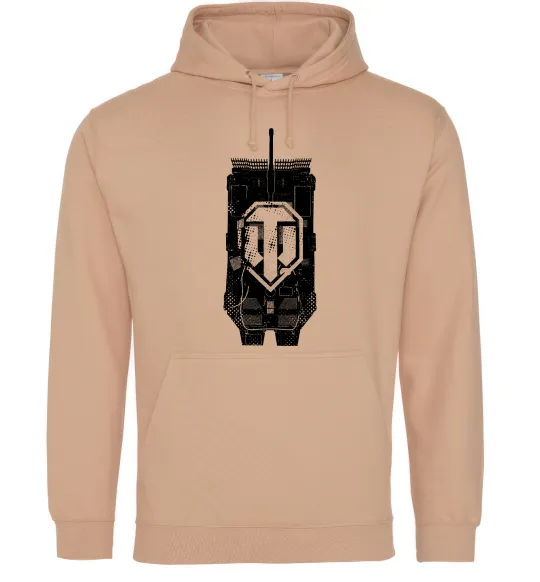 Жіноча толстовка (худі) World of Tanks STRV Пісочний фото