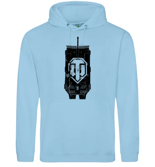 Жіноча толстовка (худі) World of Tanks STRV Блакитний фото