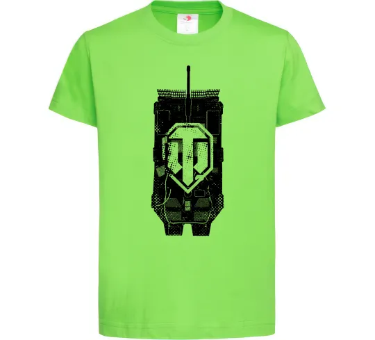 Детская футболка World of Tanks STRV Лаймовый фото
