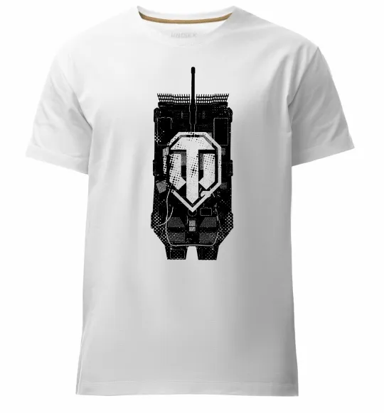 Чоловіча преміум футболка World of Tanks STRV Білий фото