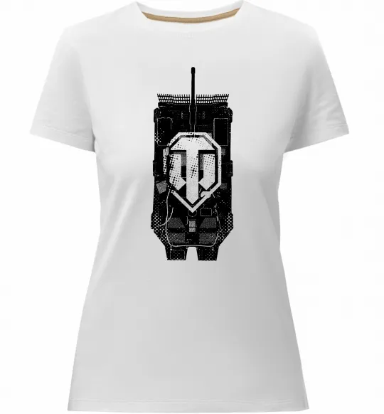 Жіноча преміум футболка World of Tanks STRV Білий фото