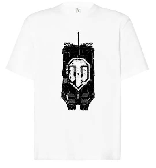 Футболка Оверсайз World of Tanks STRV Білий фото