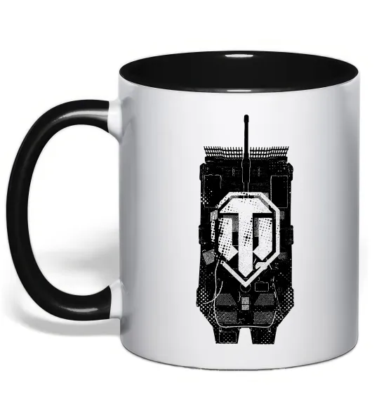 Чашка с цветной ручкой World of Tanks STRV Черный фото