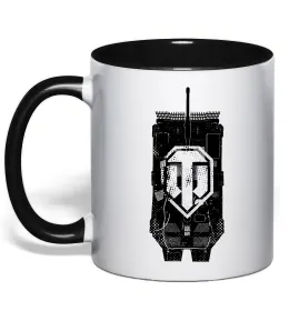 Чашка з кольоровою ручкою