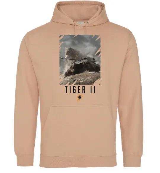Жіноча толстовка (худі) WoT Tiger II Пісочний фото