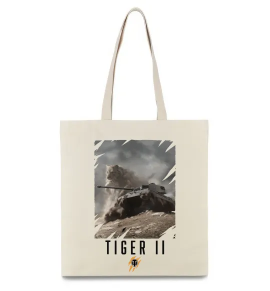 Еко-сумка WoT Tiger II Бежевий фото