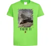 Дитяча футболка WoT Tiger II Лаймовий фото