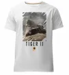 Чоловіча преміум футболка WoT Tiger II Білий фото