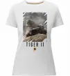 Жіноча преміум футболка WoT Tiger II Білий фото