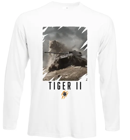 Лонгслів WoT Tiger II Білий фото