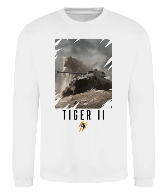 Світшот WoT Tiger II Білий фото