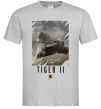 Чоловіча футболка WoT Tiger II Сірий фото