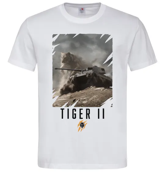 Чоловіча футболка WoT Tiger II Білий фото