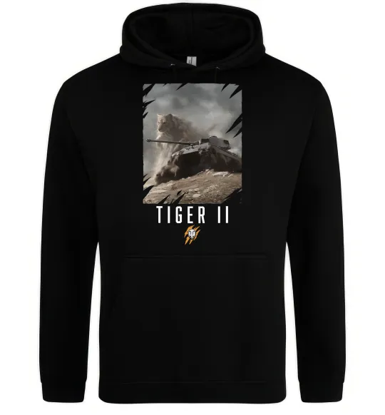 Жіноча толстовка (худі) WoT Tiger II Чорний фото