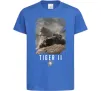 Дитяча футболка WoT Tiger II Яскраво-синій фото