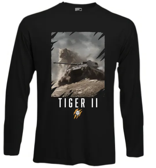 Лонгслів WoT Tiger II Чорний фото