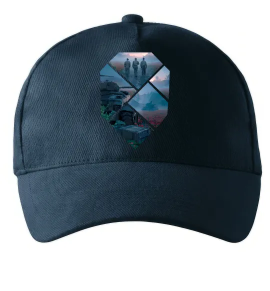 Кепка WoT collage Темно-синій фото