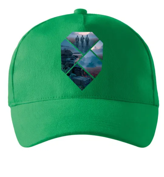 Кепка WoT collage Зелений фото